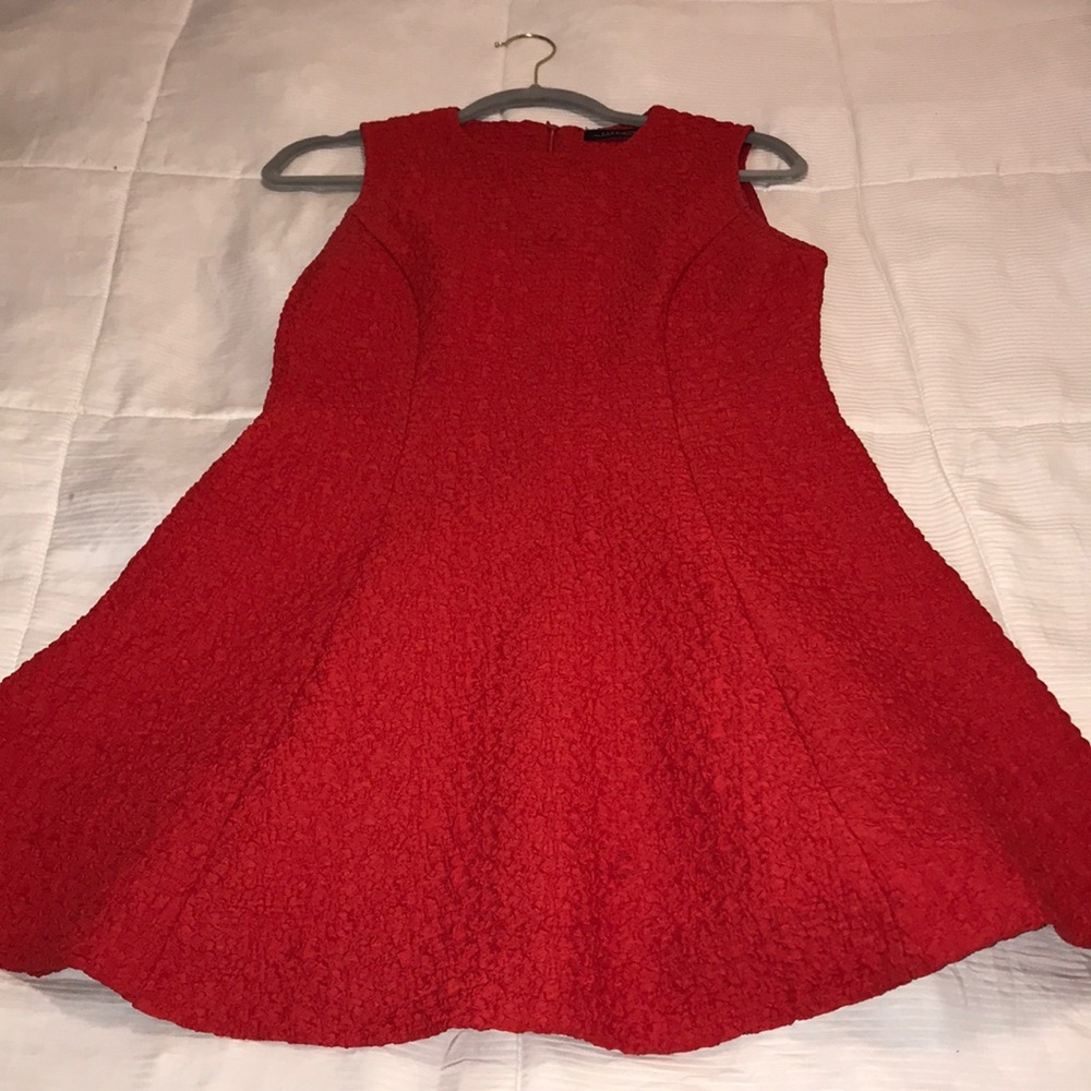 Red ZARA dress